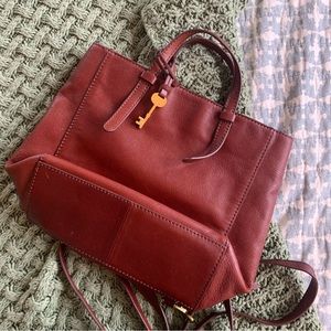 Fossil Leather Backpack Purse